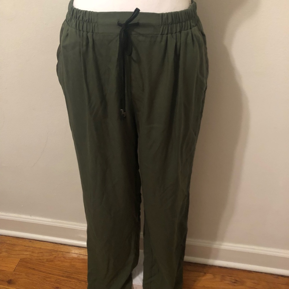 Green pants